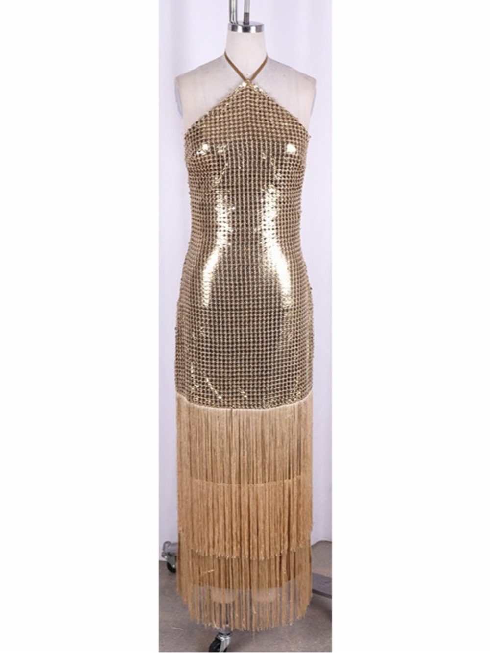 Fringe Evening Dress